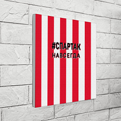 Холст квадратный Красно белые, цвет: 3D-принт — фото 2