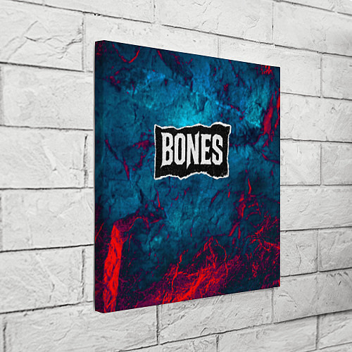 Картина квадратная Логотип Bones / 3D-принт – фото 3