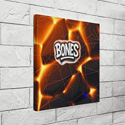 Холст квадратный Bones лого в уличном стиле, цвет: 3D-принт — фото 2