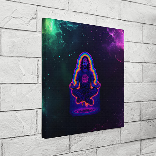 Картина квадратная Bones медитация в космосе / 3D-принт – фото 3