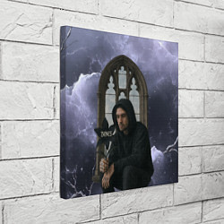 Холст квадратный Bones в стиле готики, цвет: 3D-принт — фото 2