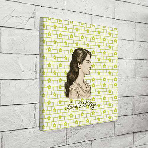 Картина квадратная Lana Del Rey в ретро стиле / 3D-принт – фото 3