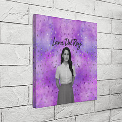 Холст квадратный Lana Del Rey в черно-белом, цвет: 3D-принт — фото 2