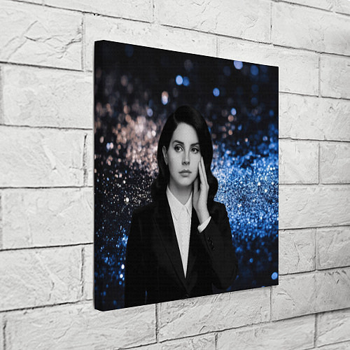 Картина квадратная Lana Del Rey в костюме / 3D-принт – фото 3