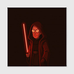 Холст квадратный Рик - владыка ситх, цвет: 3D-принт — фото 2