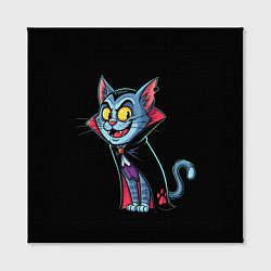 Холст квадратный Котодракула, цвет: 3D-принт — фото 2
