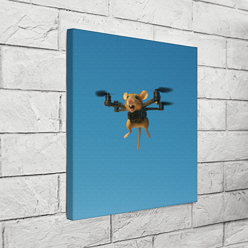 Картина квадратная Маусини Кводрокоптини мем / 3D-принт – фото 3