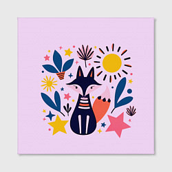 Холст квадратный Под солнцем и звёздами, цвет: 3D-принт — фото 2