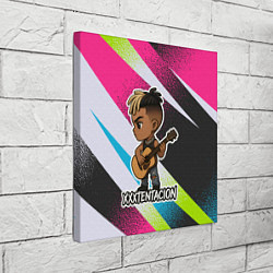 Холст квадратный XXXTentacion в мультяшном стиле, цвет: 3D-принт — фото 2