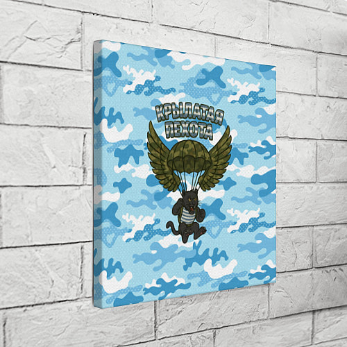 Картина квадратная Крылатая пехота - пантера / 3D-принт – фото 3