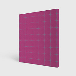 Холст квадратный Color pink stripes, цвет: 3D-принт