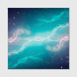 Холст квадратный Галактическое сияние небес, цвет: 3D-принт — фото 2