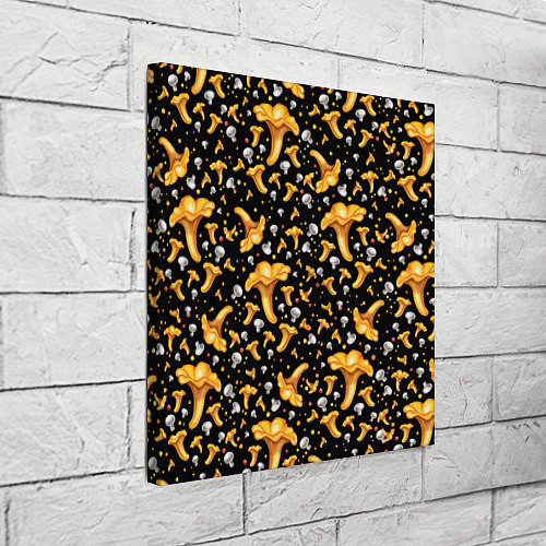 Картина квадратная Грибной дождик / 3D-принт – фото 3