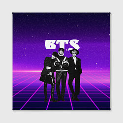 Холст квадратный BTS рейв стиль, цвет: 3D-принт — фото 2