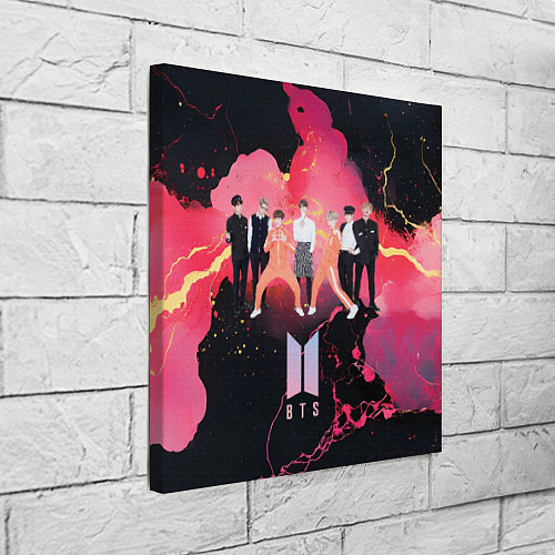 Картина квадратная BTS k-pop music / 3D-принт – фото 3