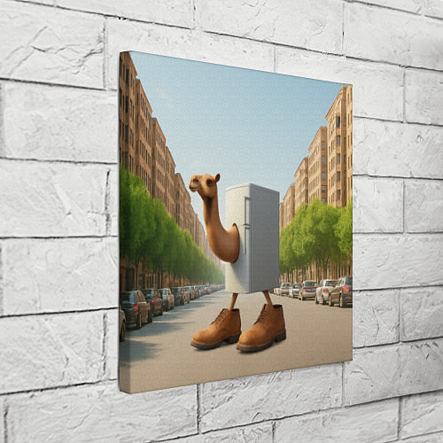 Картина квадратная Фриго Камело мем / 3D-принт – фото 3