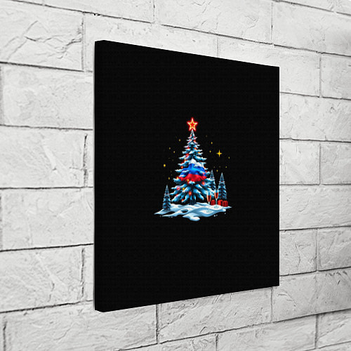 Картина квадратная New year / 3D-принт – фото 3