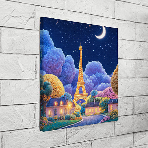 Картина квадратная Eiffel tower / 3D-принт – фото 3