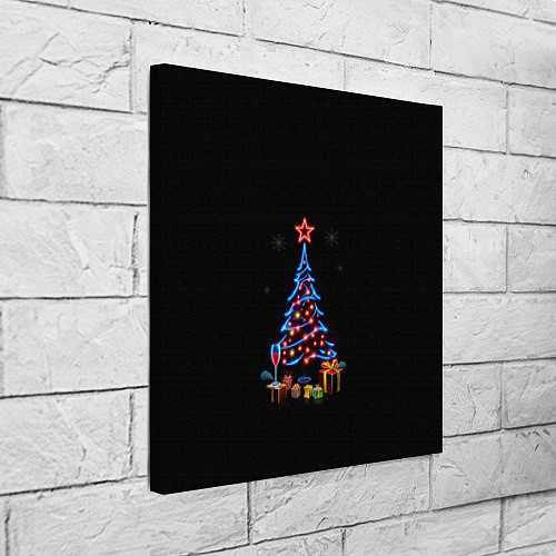 Картина квадратная New year / 3D-принт – фото 3