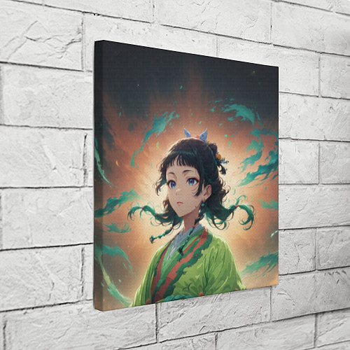 Картина квадратная Маомао на фоне облаков / 3D-принт – фото 3