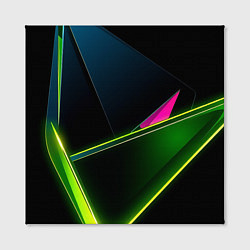 Холст квадратный Неоновое освещение, цвет: 3D-принт — фото 2
