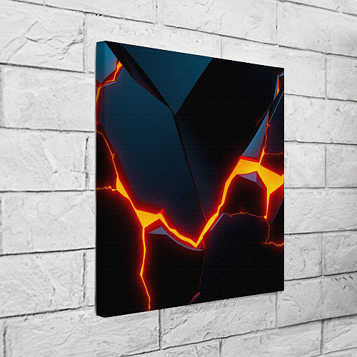 Картина квадратная Breaking block / 3D-принт – фото 3