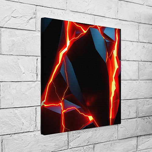 Картина квадратная Tile breaking / 3D-принт – фото 3