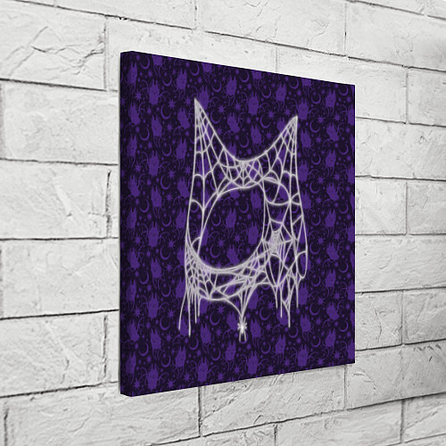 Картина квадратная Хэллоуин - Паутина / 3D-принт – фото 3