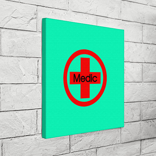 Картина квадратная Medic / 3D-принт – фото 3