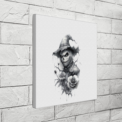 Картина квадратная Eerie Scarecrow / 3D-принт – фото 3