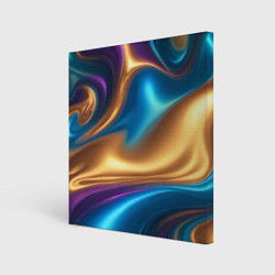 Холст квадратный Сплавы разноцветные, цвет: 3D-принт