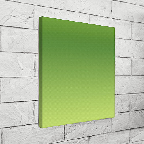Картина квадратная Color green yellow / 3D-принт – фото 3