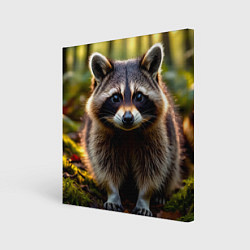 Холст квадратный Полоскун, цвет: 3D-принт