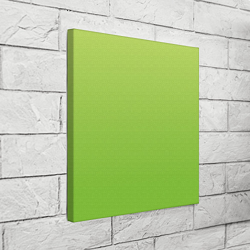 Картина квадратная Color lime green / 3D-принт – фото 3