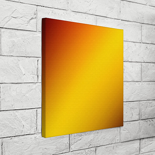Картина квадратная Color yellow red gradient / 3D-принт – фото 3