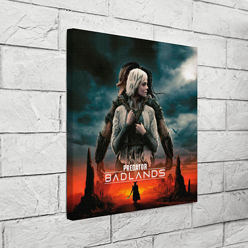 Картина квадратная Главные герои Хищник планета смерти / 3D-принт – фото 3