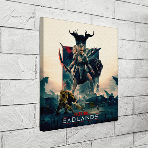 Картина квадратная Персонажи из Хищник планета смерти / 3D-принт – фото 3