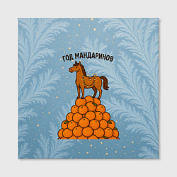 Холст квадратный Год мандаринов 2026, цвет: 3D-принт — фото 2