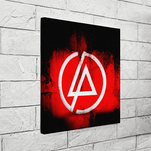 Картина квадратная Linkin Park: Red style / 3D-принт – фото 3