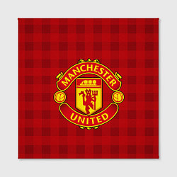 Холст квадратный Manchester United, цвет: 3D-принт — фото 2