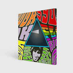 Холст квадратный Pink Floyd, цвет: 3D-принт