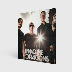 Холст квадратный Imagine Dragons, цвет: 3D-принт