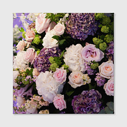 Холст квадратный Весенние цветы, цвет: 3D-принт — фото 2