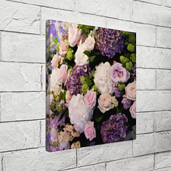 Холст квадратный Весенние цветы, цвет: 3D-принт — фото 2