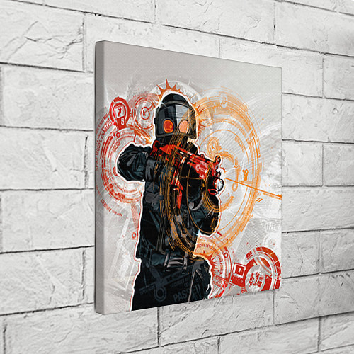 Картина квадратная Counter-Strike: SWAT / 3D-принт – фото 3