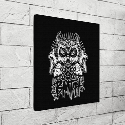 Картина квадратная BMTH Owl / 3D-принт – фото 3