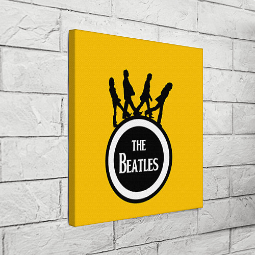 Картина квадратная The Beatles: Yellow Vinyl / 3D-принт – фото 3