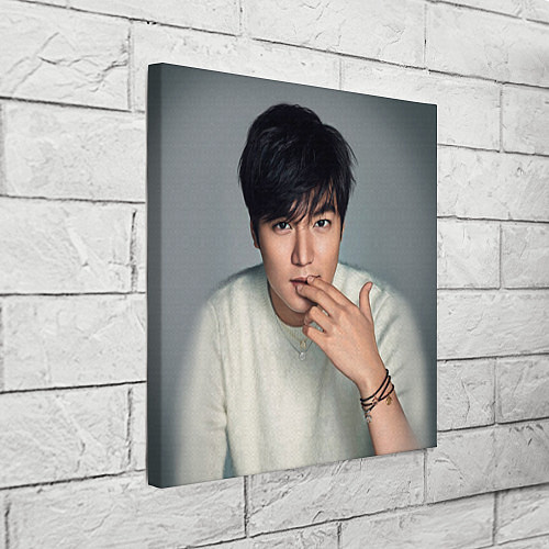 Картина квадратная Lee Min Ho / 3D-принт – фото 3