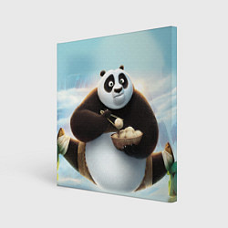 Холст квадратный Кунг фу панда, цвет: 3D-принт