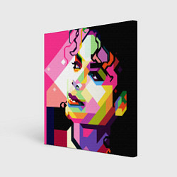 Холст квадратный Michael Jackson Art, цвет: 3D-принт